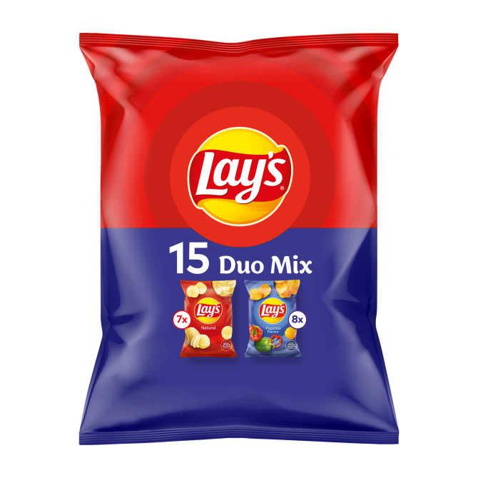 Lay&#039;s Chips duo mix paprika &amp; naturel