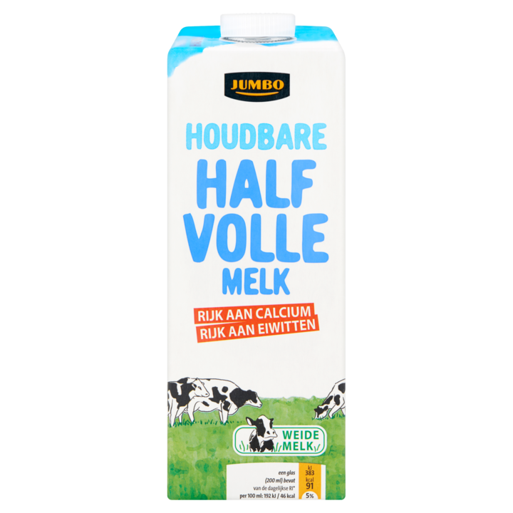Jumbo Houdbare Halfvolle Melk 1L