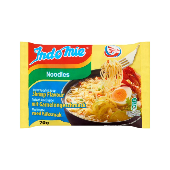 Indomie Instant Noodles Soup Shrimp Flavour 70g