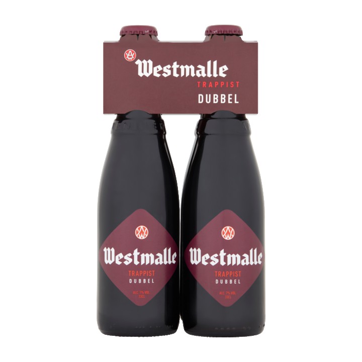 Westmalle Trappist Dubbel Flessen 4 x 33cl