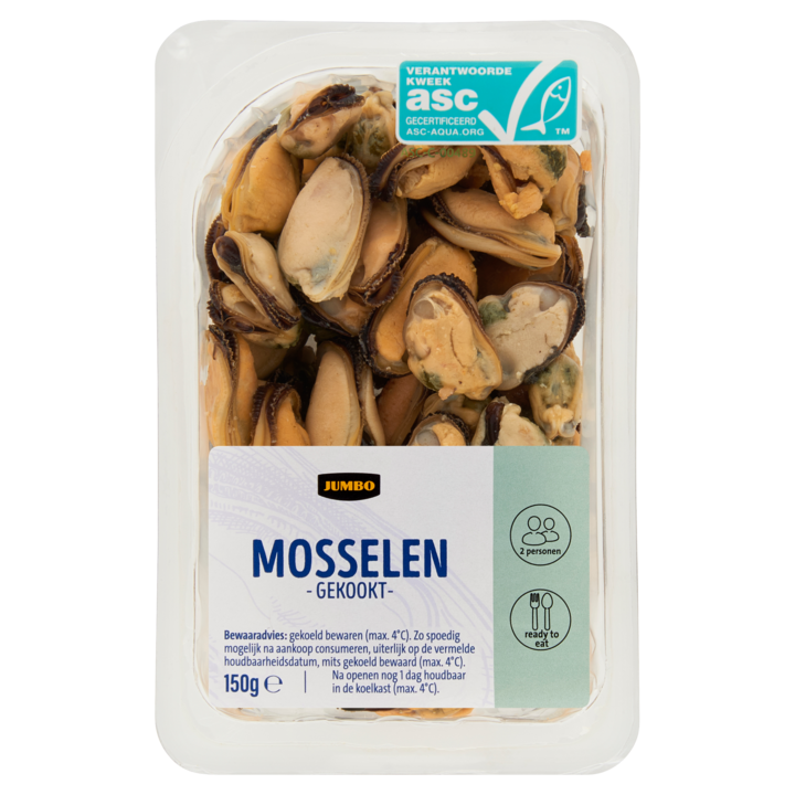 Jumbo Mosselen Gekookt 150g