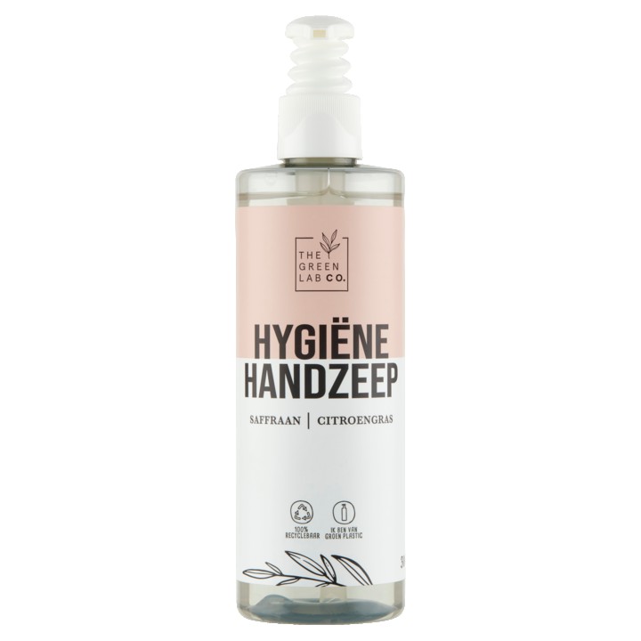 The Green Lab Co. Hygi&amp;euml;ne Handzeep Saffraan Citroengras 300ml