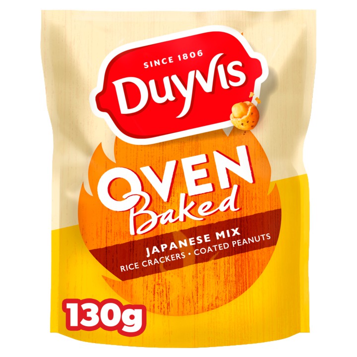 Duyvis Oven Baked Japanse Borrel Mix 130gr