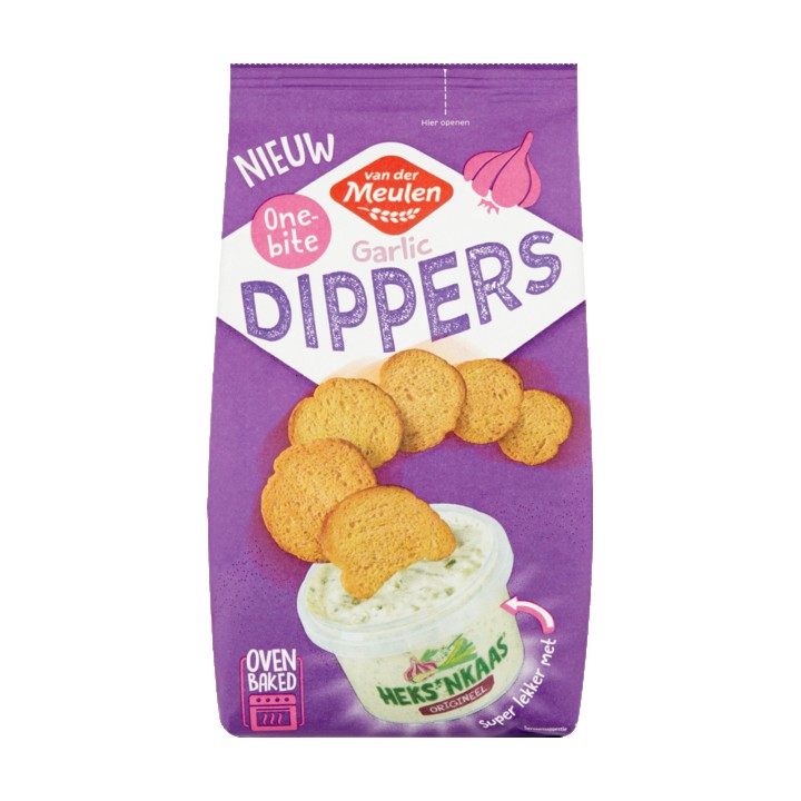 Van der Meulen One-Bite Garlic Dippers 125g