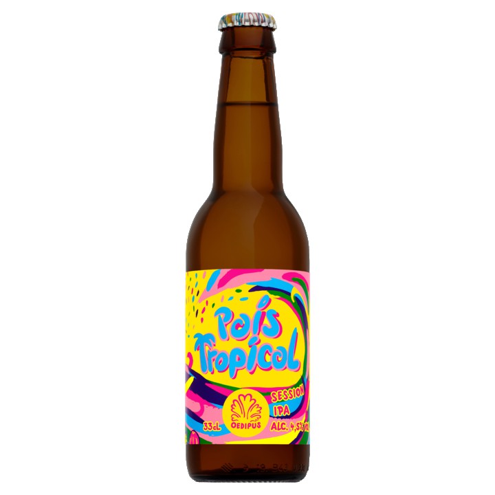 Oedipus Pa&amp;iacute;s Tropical IPA Bier Fles 330ml