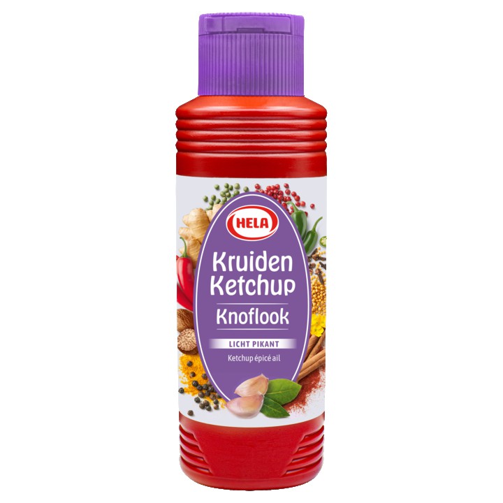 Hela Kruiden Ketchup Knoflook 300ml