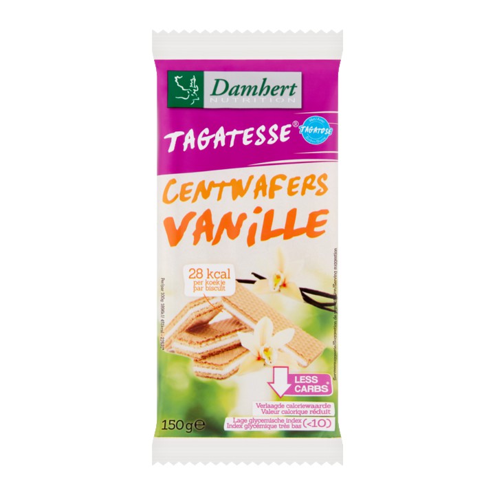 Damhert Nutrition Tagatesse Centwafers Vanille 150g