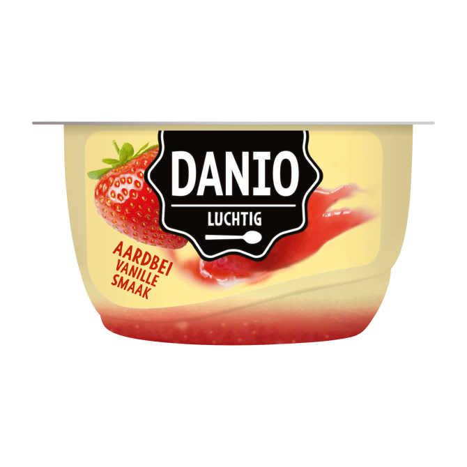 Danio Luchtige kwark aardbei vanille