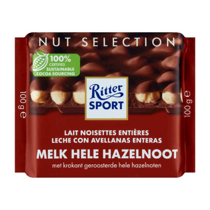 Ritter sport Melk hele hazelnoot