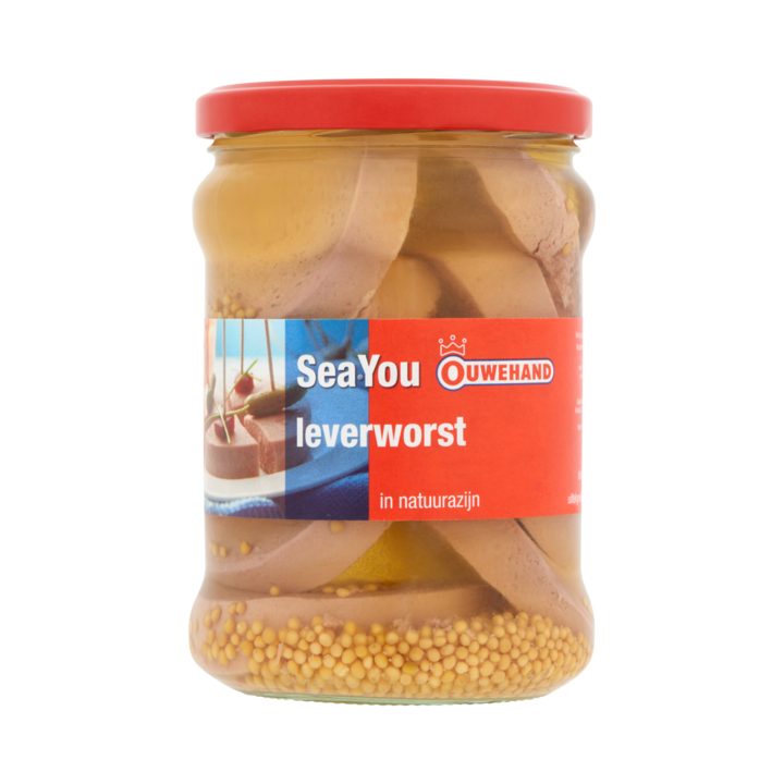 Ouwehand Sea You Leverworst in Natuurazijn 515g