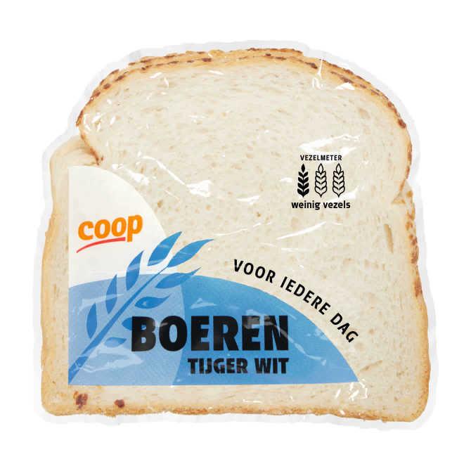 Coop Boeren wit tijgerbrood half