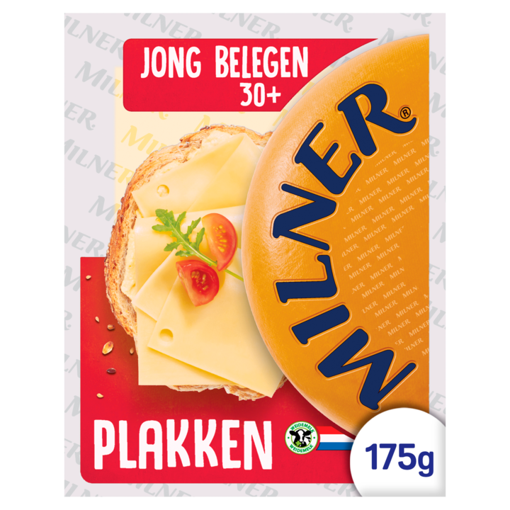 Milner 30+ Jong Belegen Kaas Plakken 175g