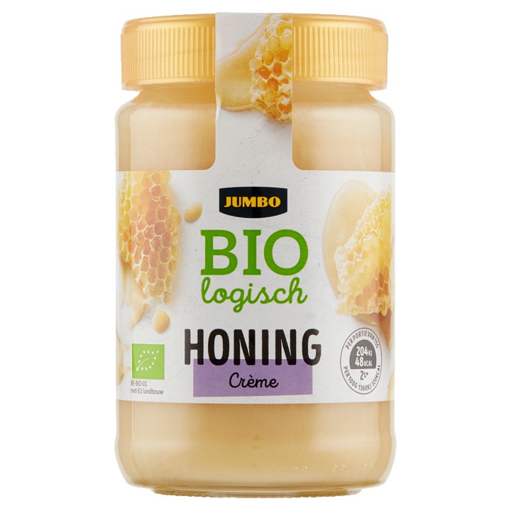 Jumbo Biologisch Honing Cr&amp;egrave;me 350g