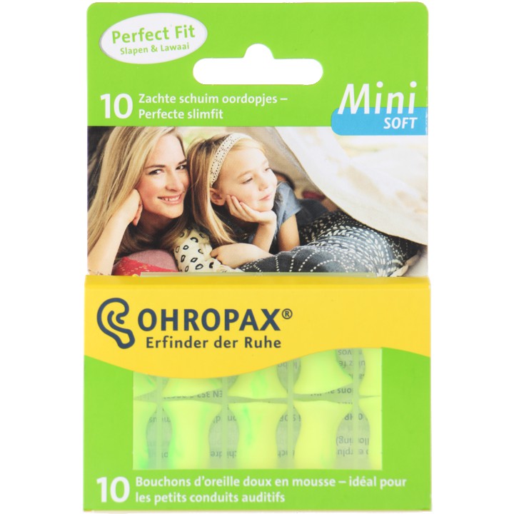 Ohropax Mini soft oordopjes, 10 stuks