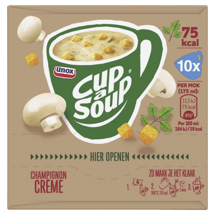 Unox Cup-a-soup champignon creme 10 pack