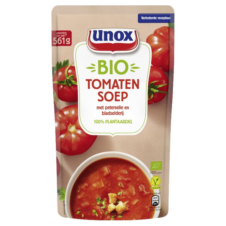 Unox Biologische Soep Biologische Tomaten 570ml