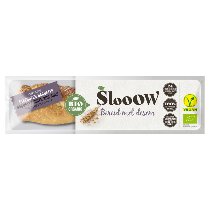 SlooOW Crispy Steenoven Baguette 250g