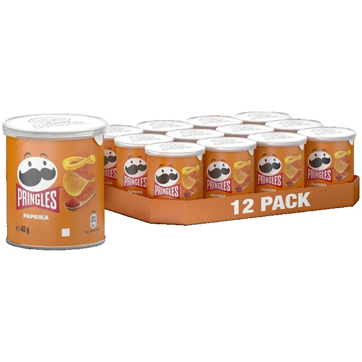 Pringles Paprika Chips 12 x 40g