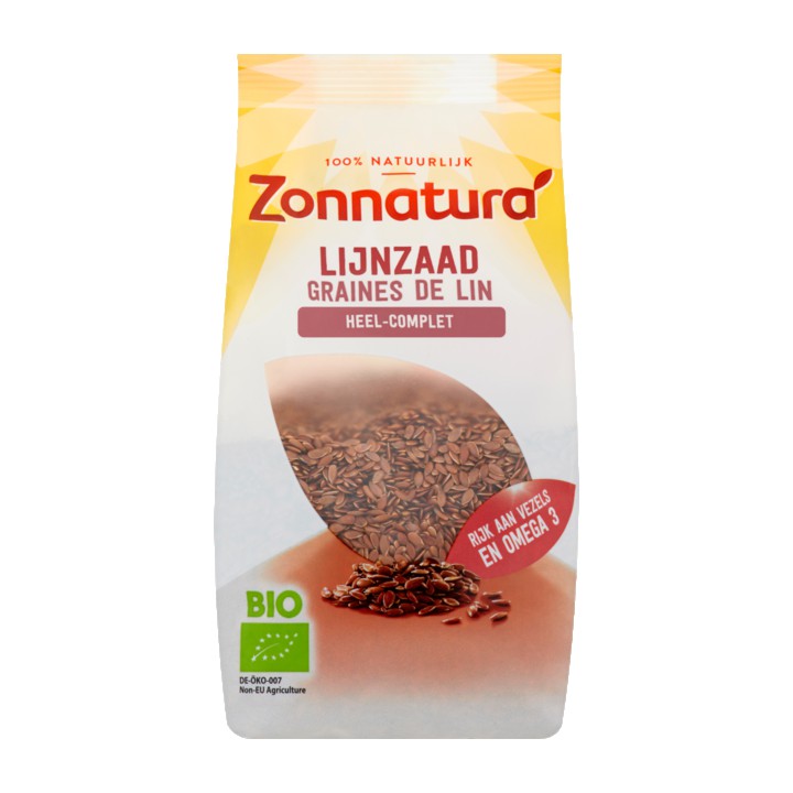 Zonnatura Lijnzaad Heel 400g