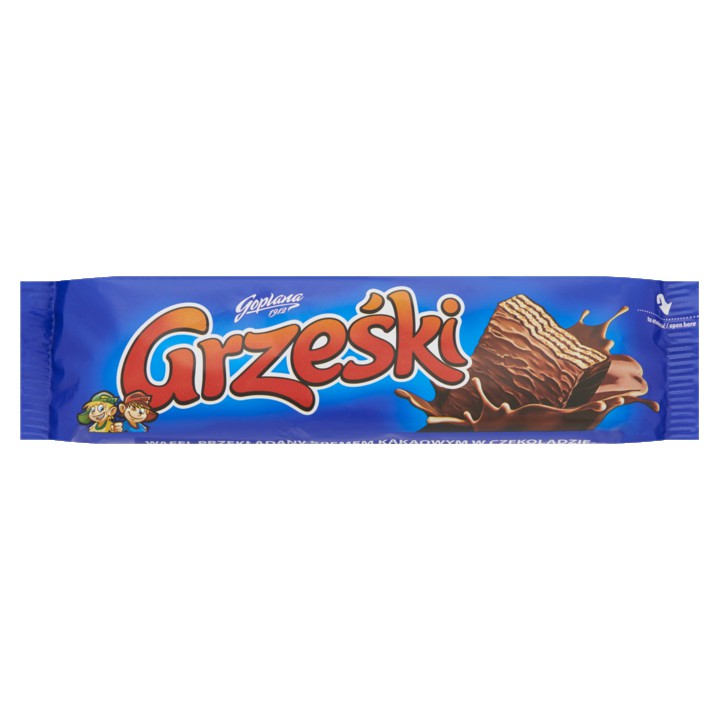 Goplana Grze&amp;#347;ki Wafel met Cacaocr&amp;egrave;me Omhuld met Chocolade 36g