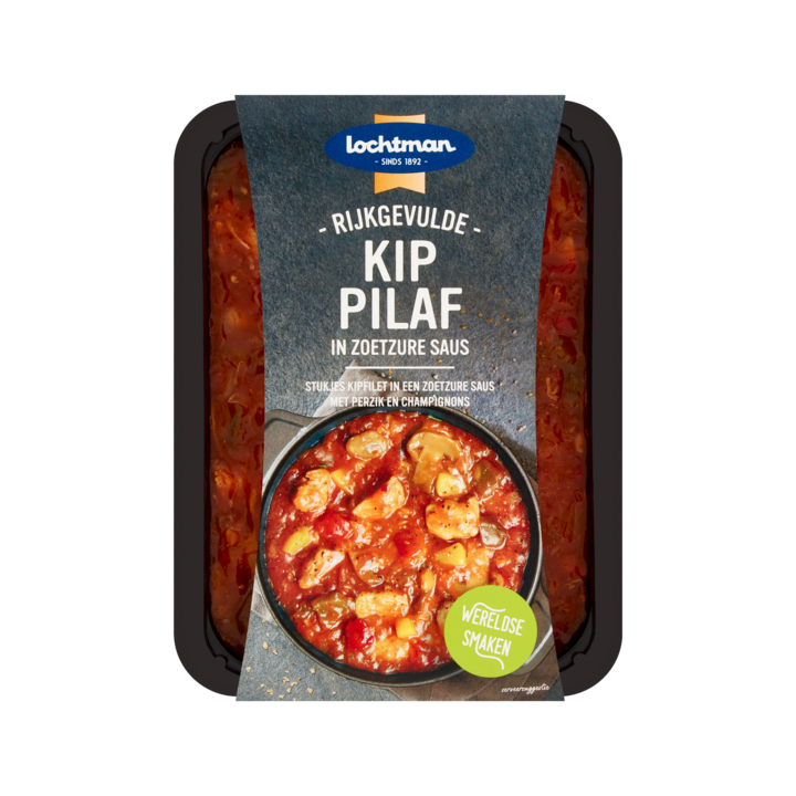 Lochtman Rijkgevulde Kip Pilaf in Zoetzure Saus 500g