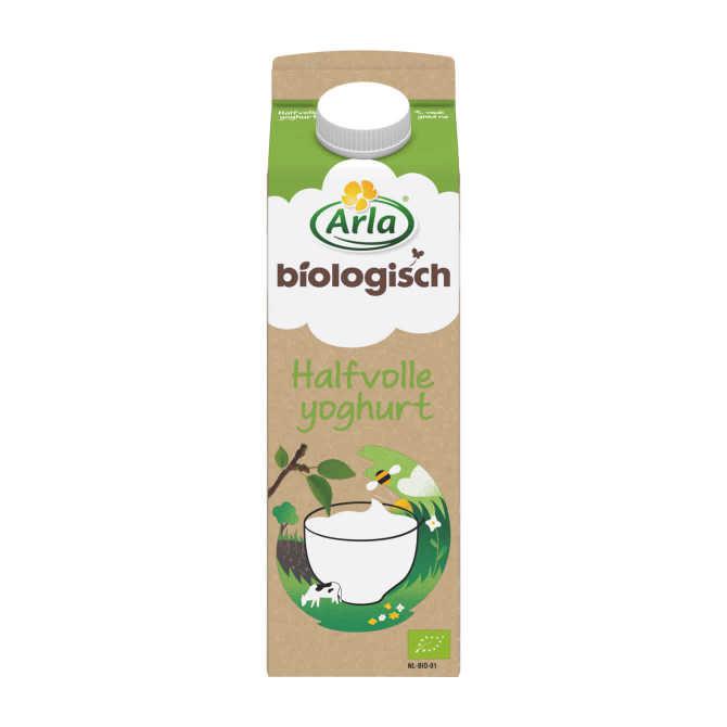 Arla Biologisch milde yoghurt halfvol