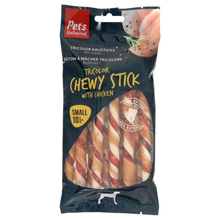 Pets Unlimited Trio Sticks (small), 10 stuks