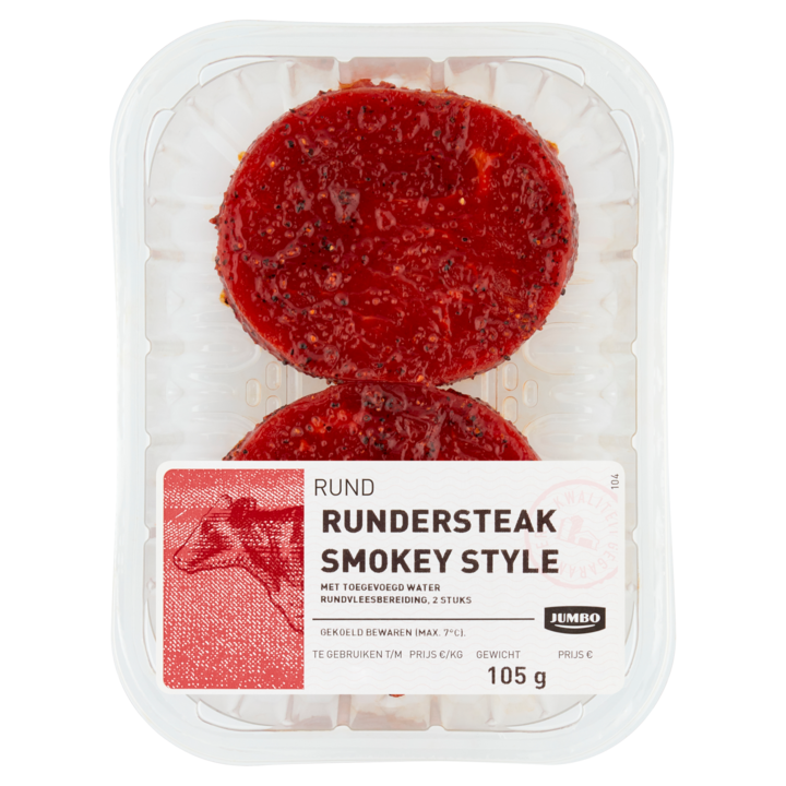 Jumbo Rundersteak Smokey Style 2 Stuks