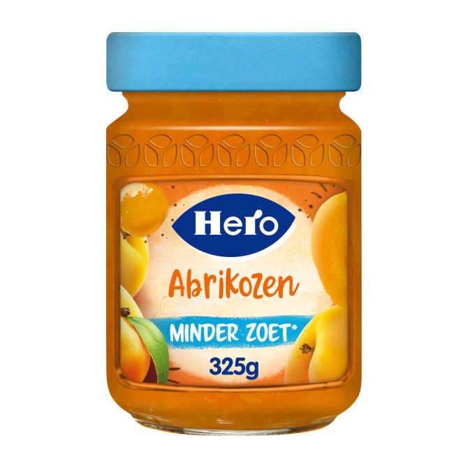 Hero Jam Minder Zoet Abrikozen 325 g