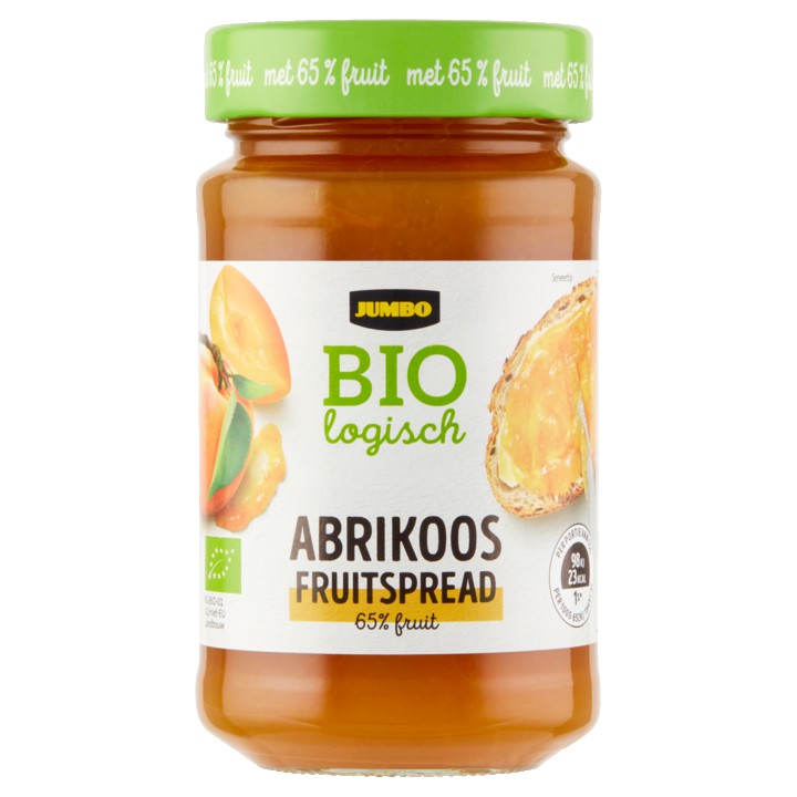 Jumbo Biologisch Abrikoos Fruitspread 250g