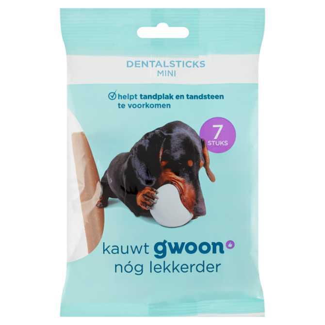 g&#039;woon Dentalsticks hond mini