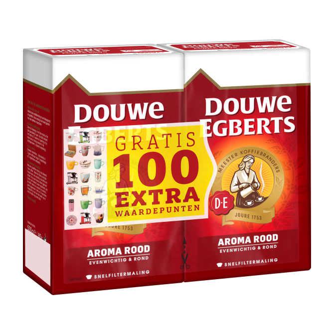 Douwe Egberts Aroma rood dubbelpak filterkoffie