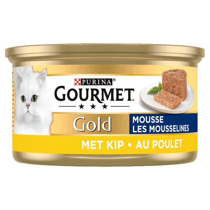 Gourmet Gold Mousse Kattenvoer natvoer met Kip