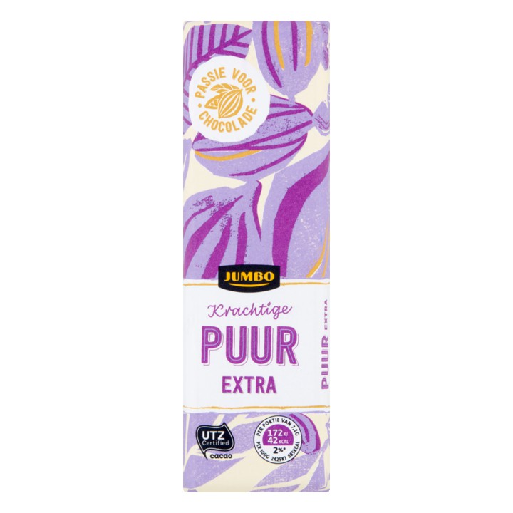 Jumbo Extra Puur Chocolade Reep 100g