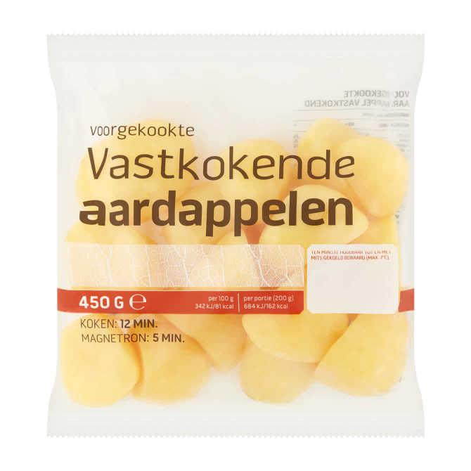 Kookaardappelen vast