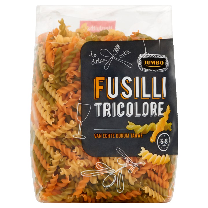 Jumbo Fusilli Tricolore 500g