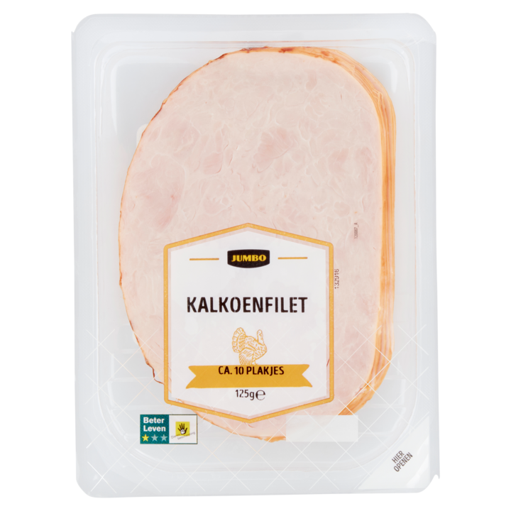 Jumbo Kalkoenfilet 125g