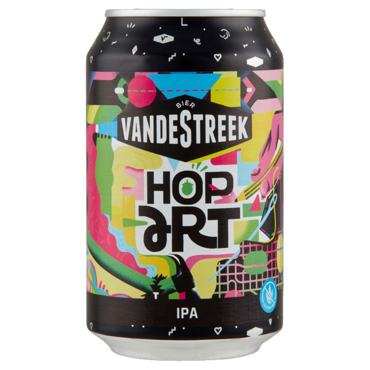 VandeStreek - Hop Art IPA - Blik 330ML