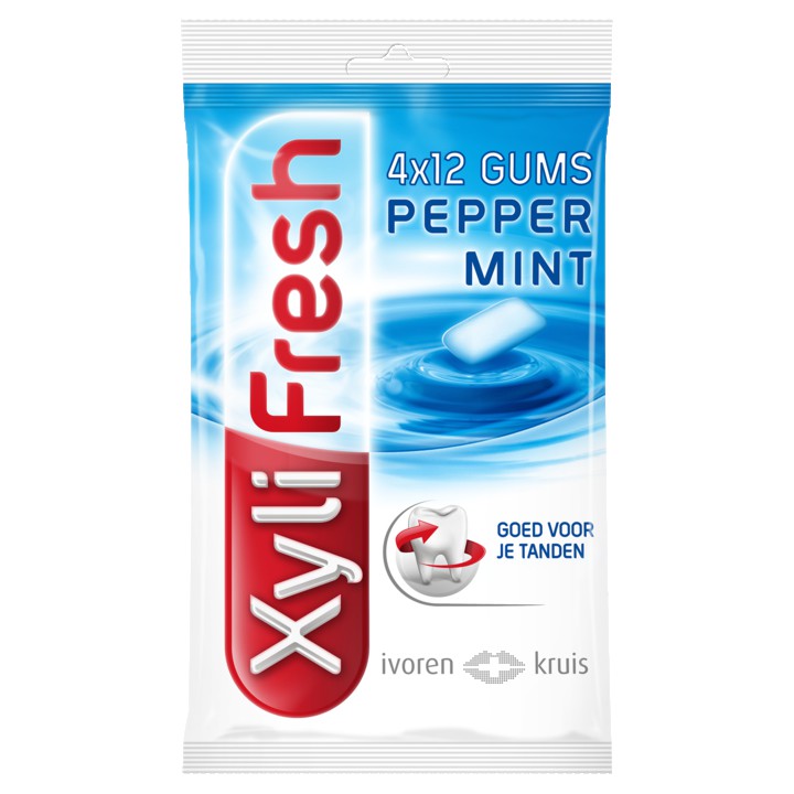 Xylifresh Peppermint Sugar Free Gum 4 x 18g