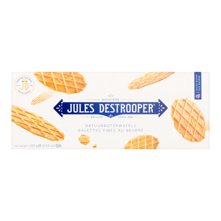 Jules Destrooper Natuurboterwafels 100g