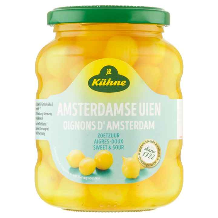 K&amp;uuml;hne Amsterdamse Uien Zoetzuur 330g