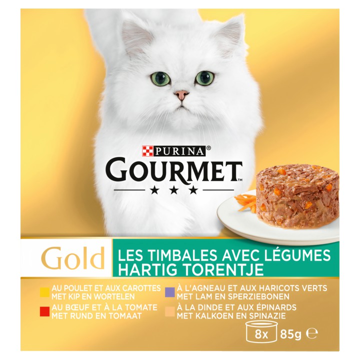 Gourmet Gold Hartig Torentje Mix Kattenvoer nat