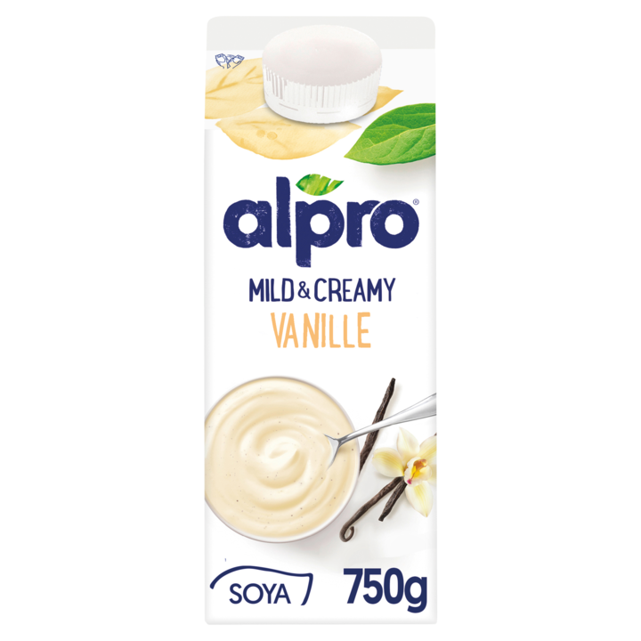 Alpro Mild &amp;amp; Creamy Vanille Plantaardige Variatie Op Yoghurt 750g