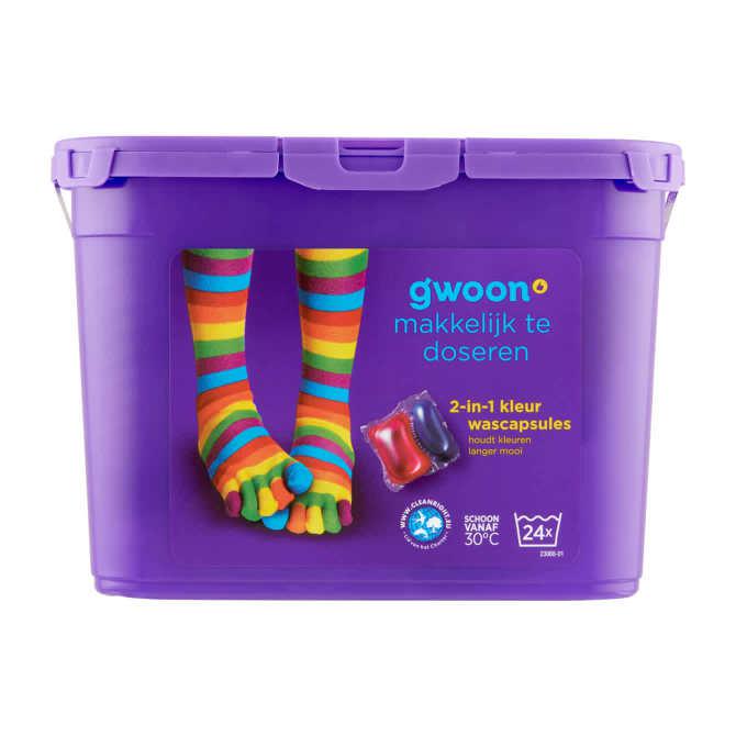 g&#039;woon Wasmiddel capsules kleur