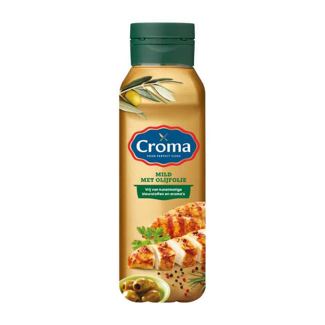 Croma Mild met olijfolie vloeibare bakboter fles