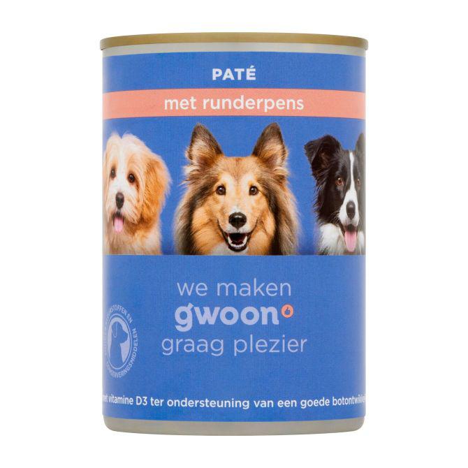 g&#039;woon Adult pat&amp;eacute; met runderpens