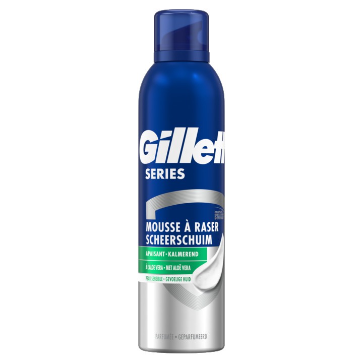 Gillette Series Verzachtende Scheerschuim Met Alo&amp;euml; Vera, 250ml