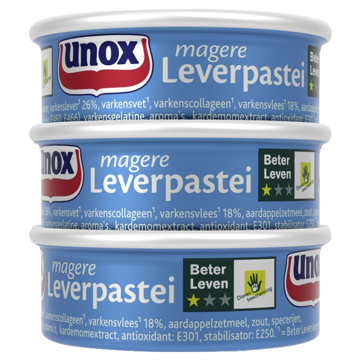 Unox Leverpastei mager