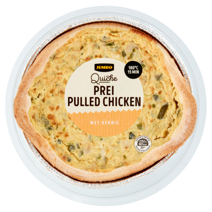 Jumbo Quiche Prei Pulled Chicken 300g