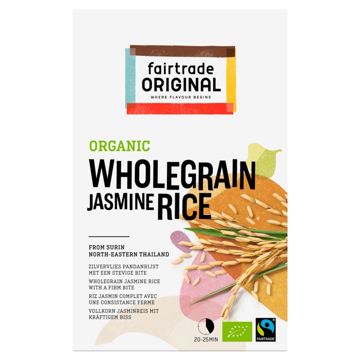 Organic Wholegrain Jasmine Rice 400g